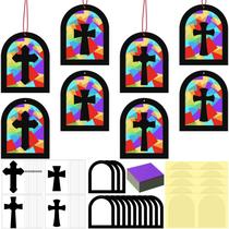 Kit de artesanato Chiisong Religious Cross Crafts com papel de seda
