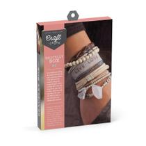 Kit de artesanato Craft Crush Bracelet Box Neutrals 9 pulseiras