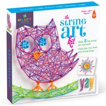 Kit de artesanato Craft-tastic DIY String Art para crianças da série Owl