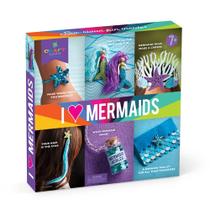 Kit de artesanato Craft-tastic I Love Mermaids com 6 projetos de 7 anos ou mais