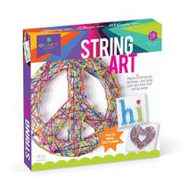 Kit de artesanato Craft-tastic String Art faz 3 telas Peace Sign Kit de artesanato Craft-tastic String Art faz 3 telas Peace Sign