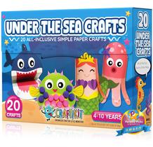 Kit de artesanato Craftikit Under The Sea para crianças de 4 a 8 anos