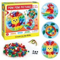 Kit de artesanato Creativity for Kids Pom Pom Pictures Animals 3-5+ Kit de artesanato Creativity for Kids Pom Pom Pictures Animals 3-5+