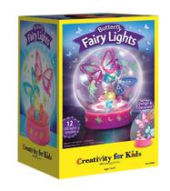 Kit de artesanato Creativity para crianças Butterfly Fairy Lights com 1 luz noturna