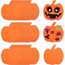 Kit de artesanato de abóbora de Halloween em espuma Outus 30 peças 15,5x15 cm Kit de artesanato de abóbora de Halloween em espuma Outus 30 peças 15,5x15 cm