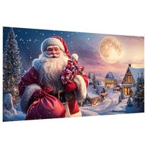 Kit de artesanato de arte JOOZ Papai Noel 5D, pintura com diamante, 70x40 cm