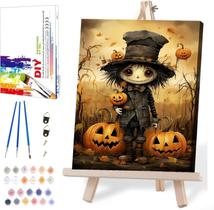Kit de artesanato de arte MIRCVSH Halloween Paint by Numbers 30x41 cm