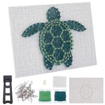Kit de artesanato de arte WEBEEDY 3D Sea Turtle String DIY Kit de artesanato de arte WEBEEDY 3D Sea Turtle String DIY