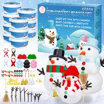 Kit de Artesanato de Boneco de Neve EOBOH - DIY Natalino para Crianças