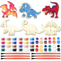 Kit de Artesanato de Dinossauros com 24 Cartões de Dia dos Namorados Letapapa Kit de Artesanato de Dinossauros com 24 Cartões de Dia dos Namorados Letapapa