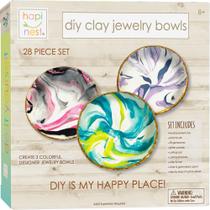 Kit de artesanato de joias de argila Hapinest Make Your Own Girls 8+