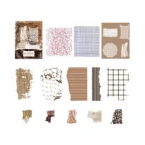 Kit De Artesanato De Materiais Mistos Com 23 Peças Para DIY: Caderno De Colagem, Moldura, Cartão De