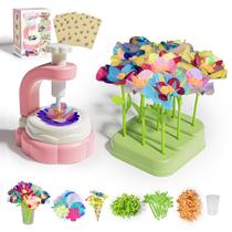 Kit de artesanato DIY Kormivi: buquês de flores em tecido para crianças de 4 a 12 anos