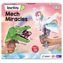 Kit de artesanato DIY Smartivity Mech Miracles Unicorn & Crocodile