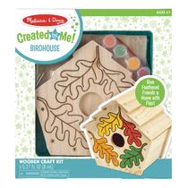 Kit de artesanato em madeira Melissa & Doug Birdhouse Build-Your-Own