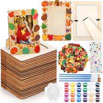 Kit de artesanato Fovths Fovths Fall Quadro para pintura com adesivos