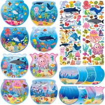 Kit de artesanato Frienda Summer com adesivos Fishbowl Under The Sea
