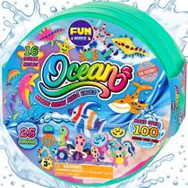 Kit de artesanato FUN KIDZ Ocean Magic Water Elves com 16 moldes para crianças