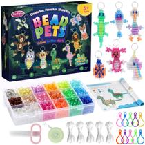 Kit de Artesanato Funtopia Miçangas Pony que Brilham no Escuro Kit de Artesanato Funtopia Miçangas Pony que Brilham no Escuro
