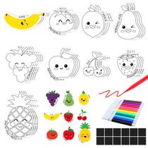 Kit de artesanato Gemscream 36 ímãs Fruit of the Spirit para crianças