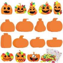 Kit de artesanato Hifunwu de espuma de Halloween com folhas de ácer Kit de artesanato Hifunwu de espuma de Halloween com folhas de ácer