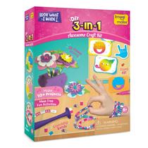 Kit de artesanato Imagimake 3 em 1 Arts and Crafts para crianças de 5 anos ou mais