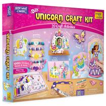 Kit de artesanato Imagimake Unicorn com mais de 20 atividades para crianças de 5 a 8 anos