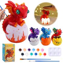Kit de artesanato JMMICO Paint Your Own Dragon Lamp Kids 6-14 anos Kit de artesanato JMMICO Paint Your Own Dragon Lamp Kids 6-14 anos