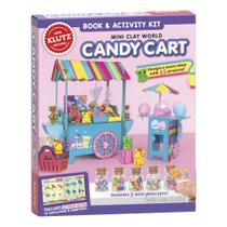 Kit de artesanato Klutz Mini Clay World Candy Cart com livro de mais de 6 anos Kit de artesanato Klutz Mini Clay World Candy Cart com livro de mais de 6 anos