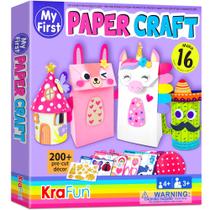 Kit de artesanato KRAFUN My First Unicorn Bunny para meninas de 3 a 8 anos Kit de artesanato KRAFUN My First Unicorn Bunny para meninas de 3 a 8 anos