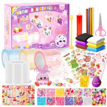 Kit de Artesanato Lokuc Nano Fita para Fazer Squishy 52 Peças