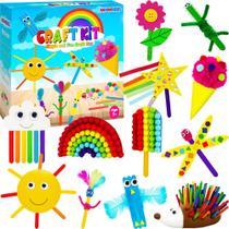 Kit de artesanato MHMYDIS No Mess Creative Arts & Crafts para crianças de 4 a 8 anos