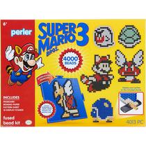 Kit de artesanato Perler Beads Super Mario Mega Activity 4013 unidades Kit de artesanato Perler Beads Super Mario Mega Activity 4013 unidades