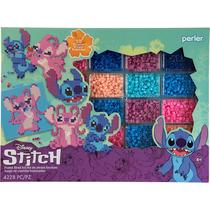 Kit de artesanato Perler Disney Stitch Kids com 4225 miçangas e instr