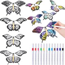 Kit de artesanato Seenelling Flying Butterfly com 32 borboletas Wind up