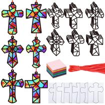 Kit de artesanato Sinload Religious Cross Crafts com papel de seda