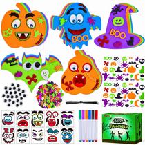 Kit de artesanato Thuodo, 340 peças de adesivos de espuma de Halloween para crianças Kit de artesanato Thuodo, 340 peças de adesivos de espuma de Halloween para crianças