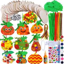 Kit de artesanato Winlyn Fall Pumpkin Decoration com 36 conjuntos e 36 ornamentos