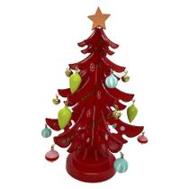 Kit De Árvore - 21Cm - Ornamentos Em Madeira - Modelo A - 1 unidade - Rizzo