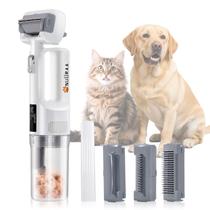 Kit de Aspirador para Higiene de Animais Sem Fio com Copo de Pó de 300ml e Sucção de 9K Kit de Aspirador para Higiene de Animais Sem Fio com Copo de Pó de 300ml e Sucção de 9K