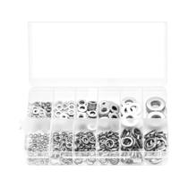 Kit De Assortimento De Arruelas De Aço Inoxidável Com 260 Peças M3 M4 M5 M6 M8 M10, Conjunto De