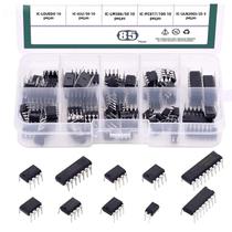 Kit De Assortimento De Chips De Circuito Integrado Série LM 85 Peças, Amplificador Operacional Duplo