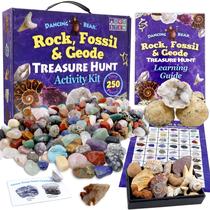 Kit de atividades DANCING BEAR Rock, Mineral & Geodes com 250 unidades