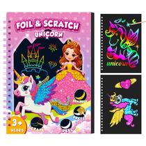 Kit de atividades de arte e artesanato homicozy Foil Fun Unicorns & Princess Kit de atividades de arte e artesanato homicozy Foil Fun Unicorns & Princess