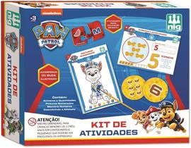 Kit de Atividades Educação Infantil Patrulha Canina Brinquedo Educativo - Nig Brinquedos