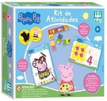 Kit De Atividades Peppa Pig 4 Conteúdos Nig Brinquedos