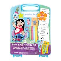 Kit de atividades Tara Toys Stitch Stow & Go com 12 folhas de atividades Kit de atividades Tara Toys Stitch Stow & Go com 12 folhas de atividades