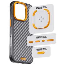 Kit de atualização REBEL Metal Components para capas para iPhone 15/16 Pro Kit de atualização REBEL Metal Components para capas para iPhone 15/16 Pro