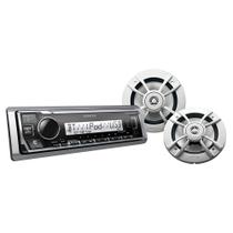Kit de Áudio Marinho Kenwood KMR-D332BT com Bluetooth Kit de Áudio Marinho Kenwood KMR-D332BT com Bluetooth