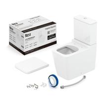 Kit de Bacia com Caixa e Assento Termofixo Softclose e Itens de Instalação